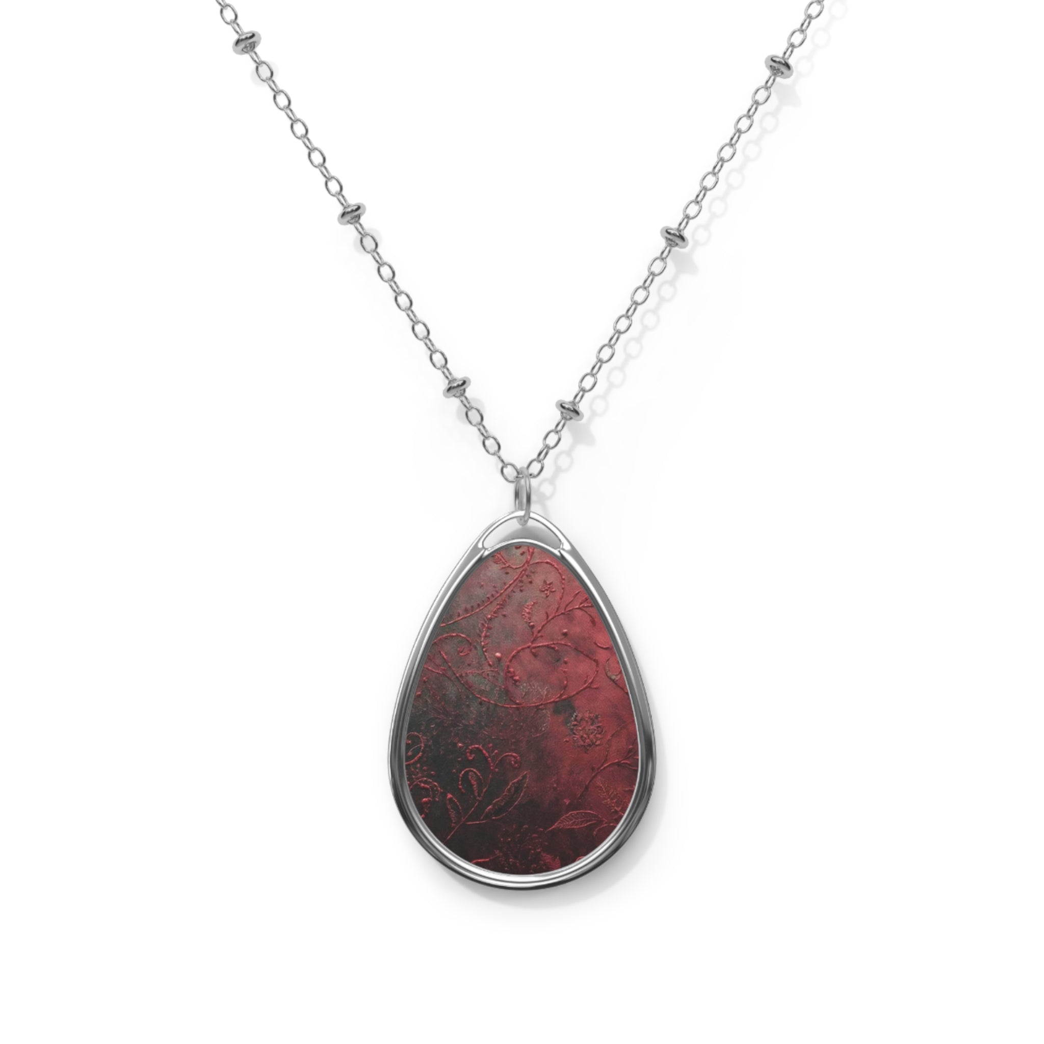 Elegant Oval Necklace Gift For Her With Unique Design - Rosetta Creative Boutique